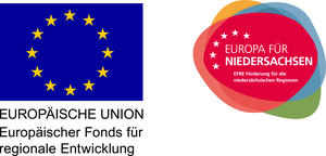 Logo EU Förderung Regionale Entwicklung in Niedersachsen