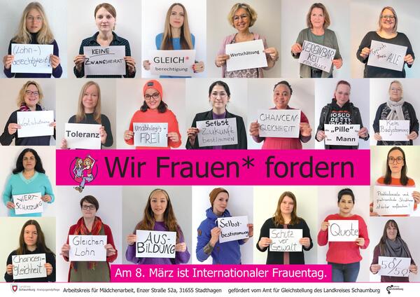Arbeitskreis f�r M�dchenarbeit | Internationaler Frauentag