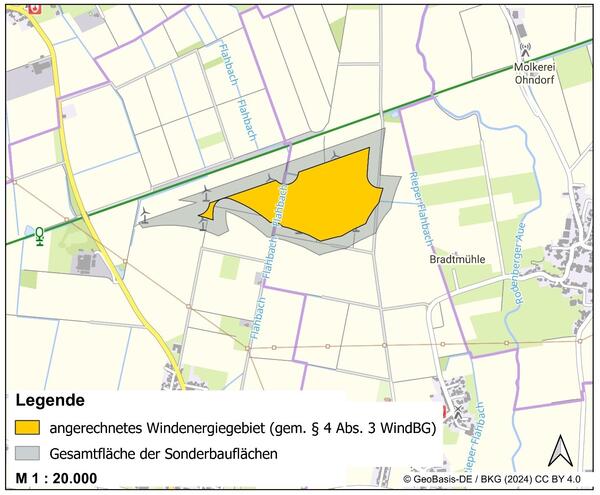 Fl&auml;che Nr. 1: SG Lindhorst / SG Nenndorf (Stand 18.06.2024)